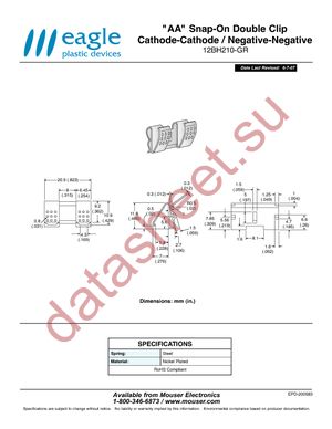 12BH210-GR datasheet  
